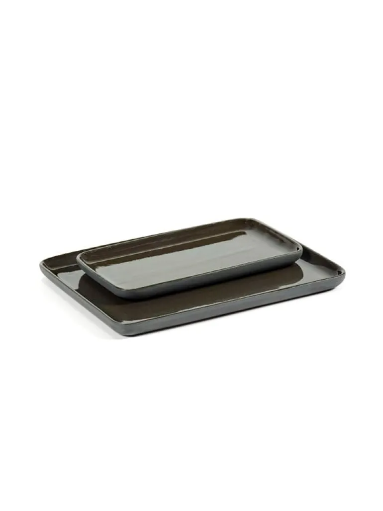 Serax Cose tray M, dark grey