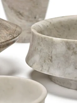 Serax Dune bowl, M, 29 cm, light brown marble