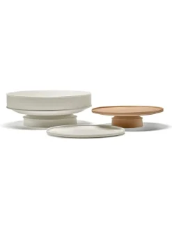 Serax Dune cake stand, 33 cm, clay