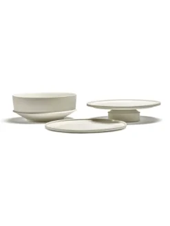Serax Dune cake stand, 33 cm, alabaster