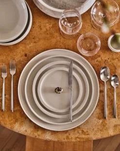 Serax Dune dinner plate, M, 28 cm, alabaster