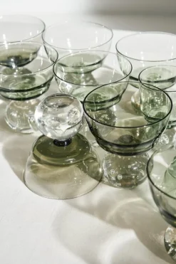 Serax Eternal snow stem glass, S, green