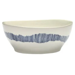 Serax Feast bowl, L, 4 pcs, white - blue