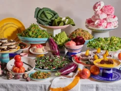 Serax Feast deep plate, 2 pcs, white - black