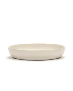 Serax Feast deep plate, 2 pcs, white - black