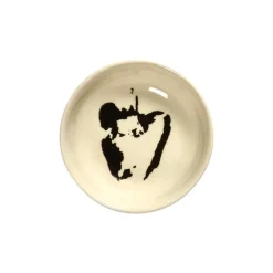 Serax Feast dish, 7,5 cm, 8 pcs, white - black