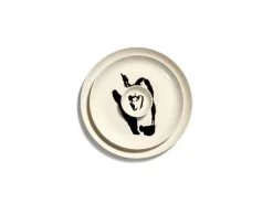 Serax Feast dish, 7,5 cm, 8 pcs, white - black