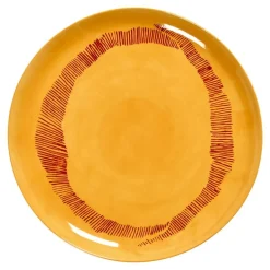 Serax Feast plate, L, 2 pcs, yellow - red