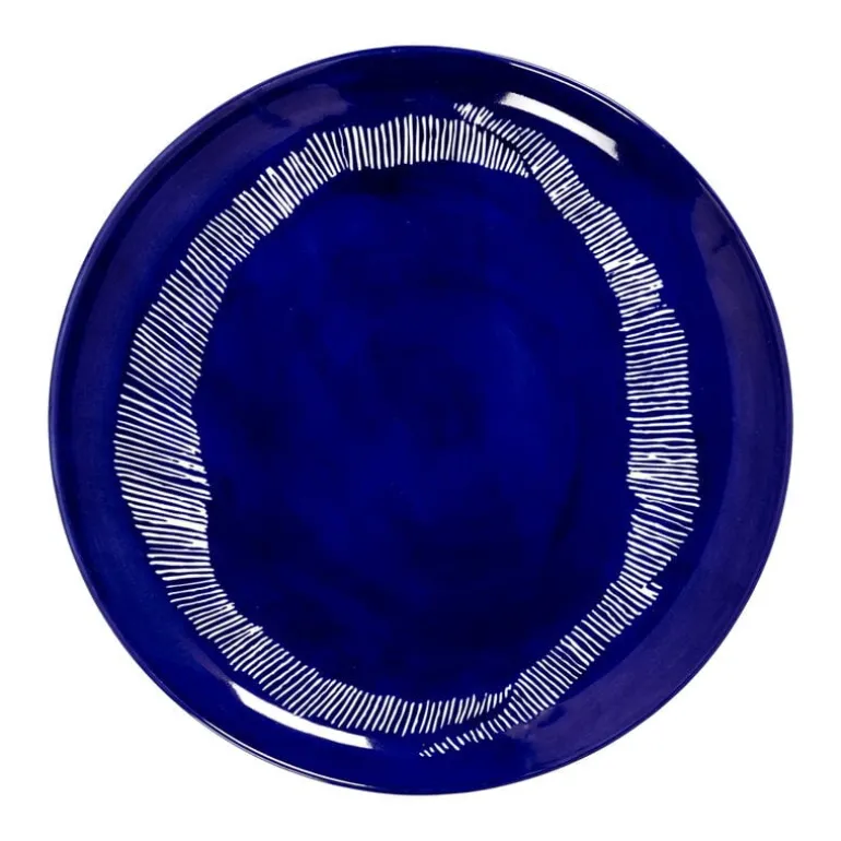 Serax Feast plate, M, 2 pcs, blue - white