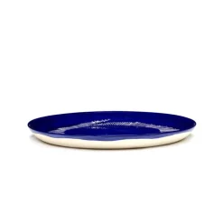 Serax Feast plate, M, 2 pcs, blue - white