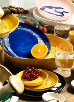 Serax Feast plate, M, 2 pcs, blue - white