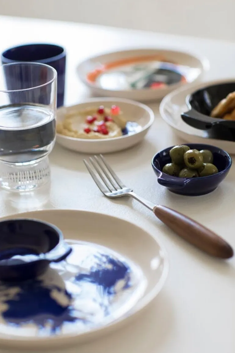 Serax Feast plate, S, 2 pcs, white - blue