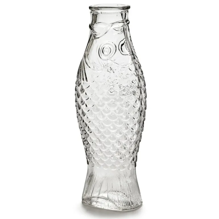Serax Fish & Fish bottle, clear