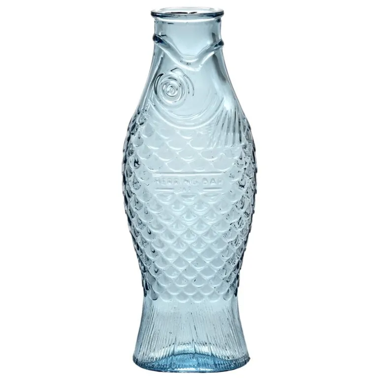 Serax Fish & Fish bottle, blue