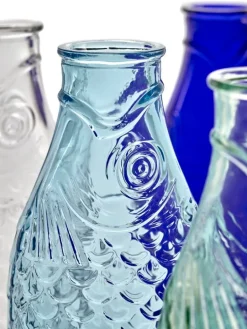 Serax Fish & Fish bottle, blue