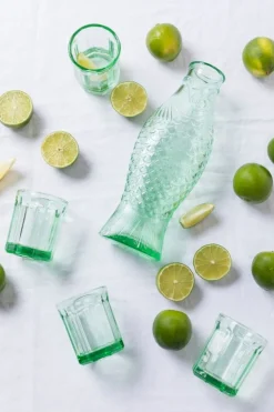 Serax Fish & Fish set, 5 pieces, green