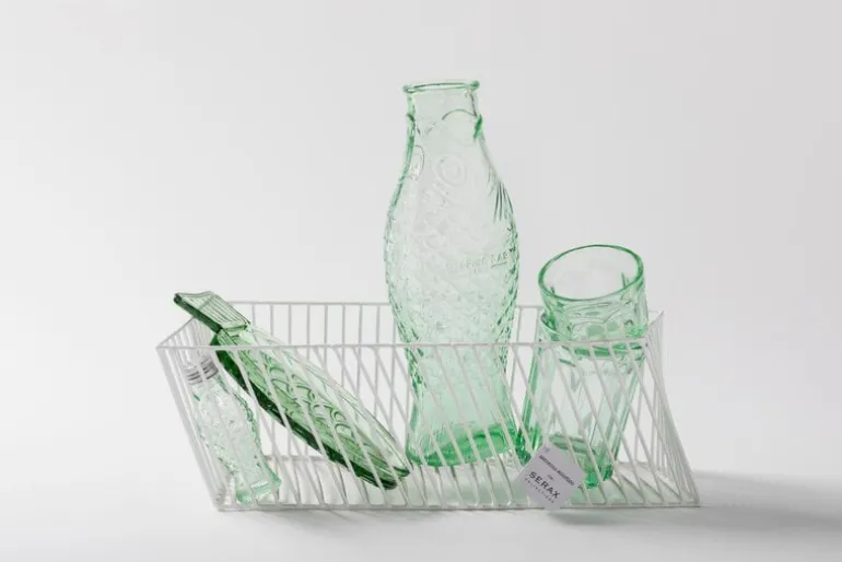 Serax Fish & Fish set, 5 pieces, green