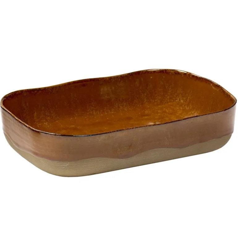 Serax Merci No 5 bowl, ochre/brown