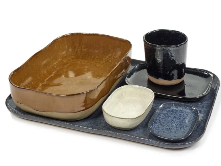 Serax Merci No 5 bowl, ochre/brown