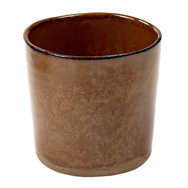 Serax Merci No 9 mug, ochre/brown