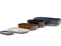 Serax Merci No 4 plate, blue/grey