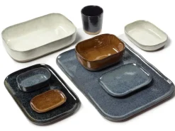 Serax Merci No 3 plate, blue/grey