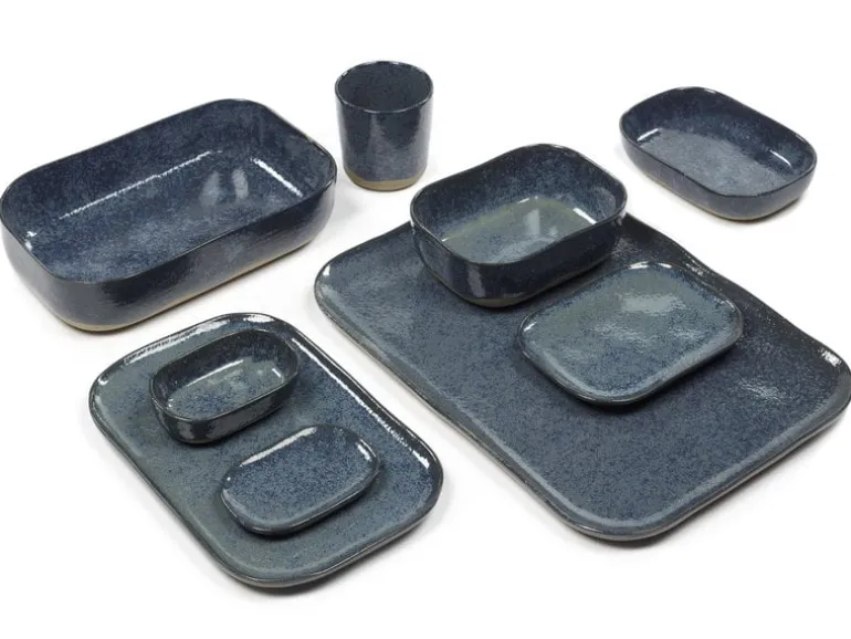 Serax Merci No 3 plate, blue/grey