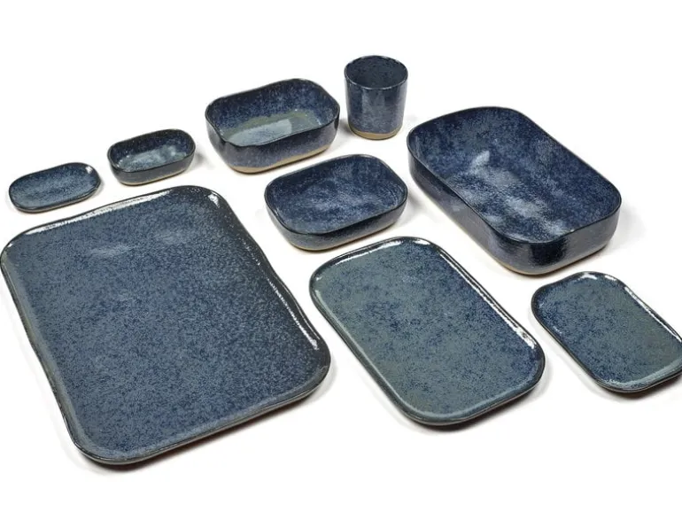 Serax Merci No 3 plate, blue/grey