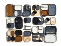 Serax Merci No 3 plate, blue/grey