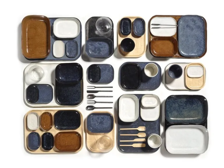 Serax Merci No 3 plate, blue/grey