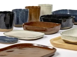 Serax Merci No 1 plate, ochre/brown