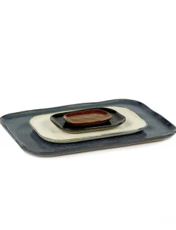 Serax Merci No 4 plate, ochre/brown