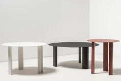 Serax Metal Sculptures side table, S, red tubes