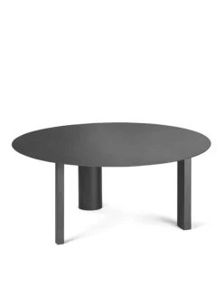 Serax Metal Sculptures side table, L, black tubes