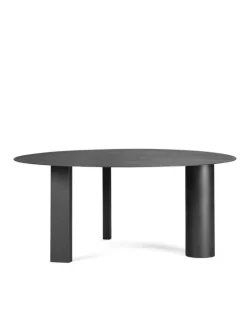 Serax Metal Sculptures side table, L, black tubes