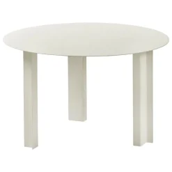 Serax Metal Sculptures side table, M, cream tubes