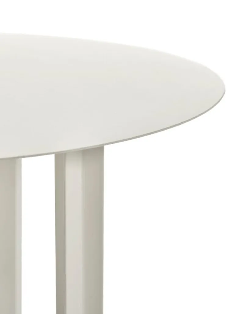 Serax Metal Sculptures side table, M, cream tubes
