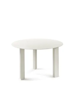 Serax Metal Sculptures side table, M, cream tubes