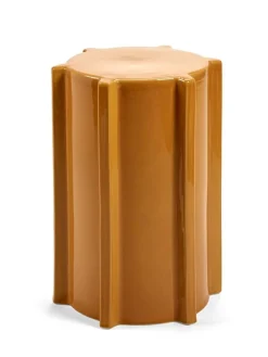 Serax Pawn Geometrical side table, 45,4 cm, ochre
