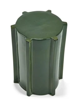 Serax Pawn Geometrical side table, 45,4 cm, dark green
