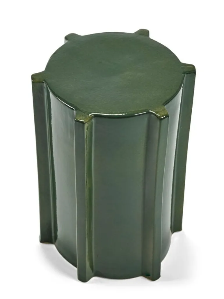 Serax Pawn Geometrical side table, 45,4 cm, dark green