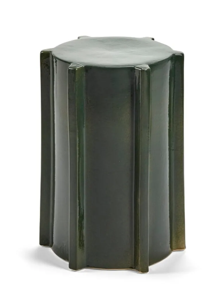 Serax Pawn Geometrical side table, 45,4 cm, dark green