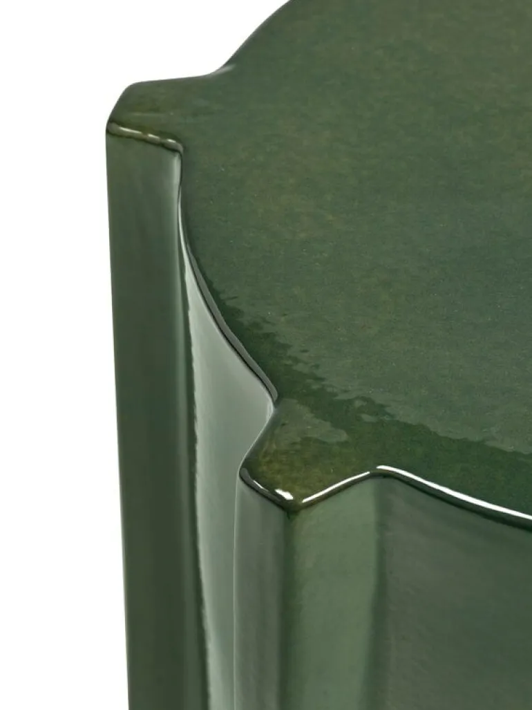 Serax Pawn Geometrical side table, 45,4 cm, dark green