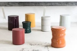 Serax Pawn side table, 46 cm, ochre