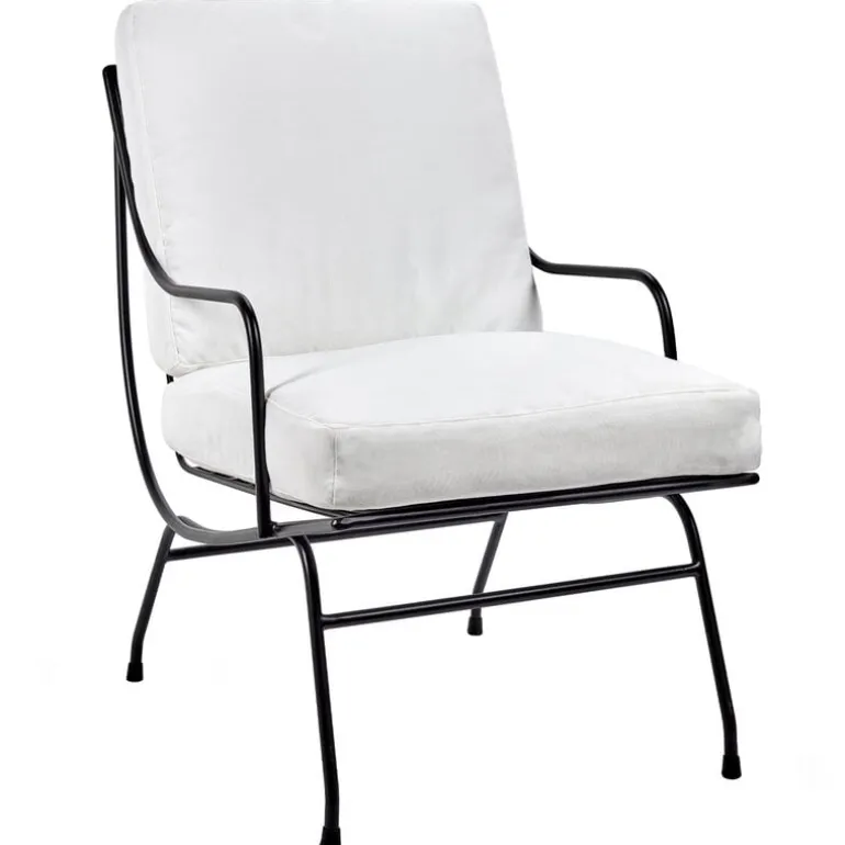 Serax Stresa lounge chair, white - black