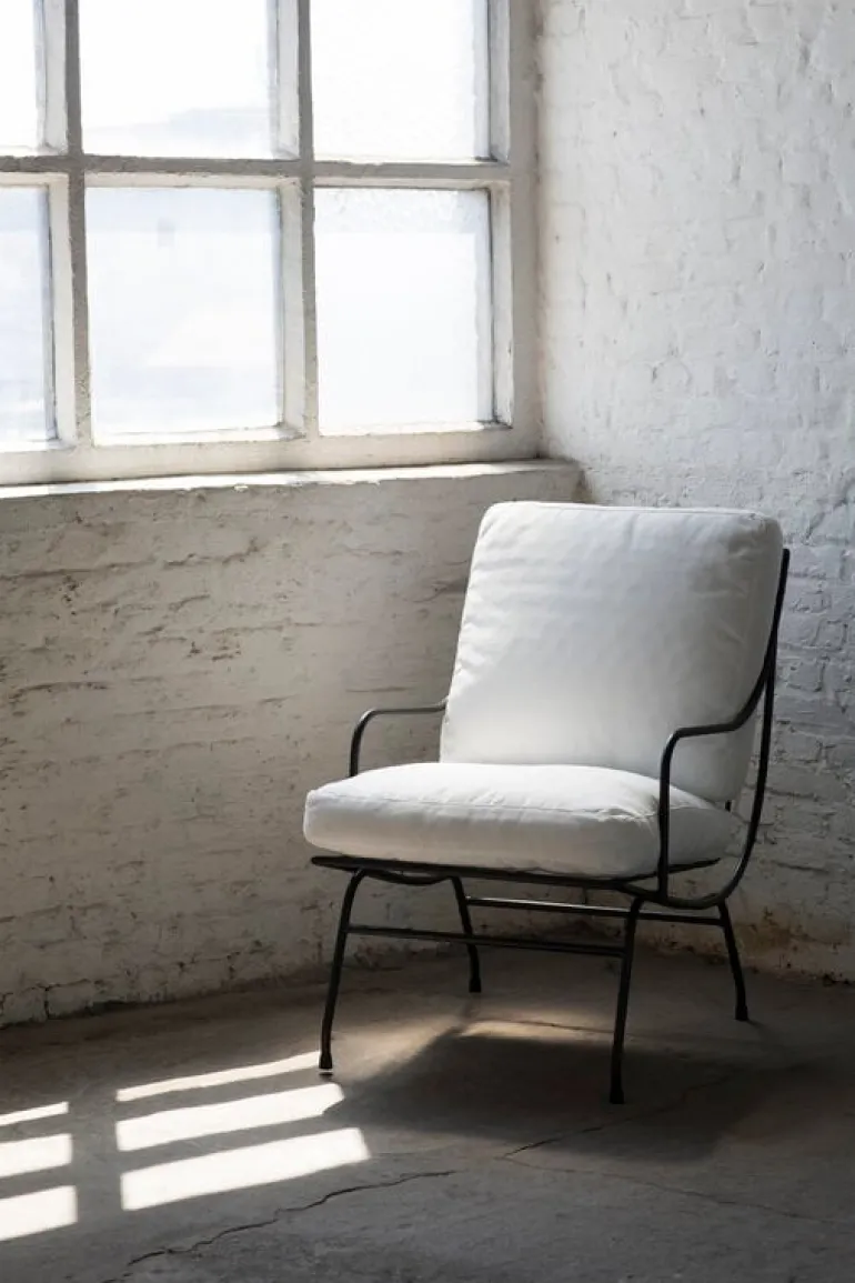 Serax Stresa lounge chair, white - black