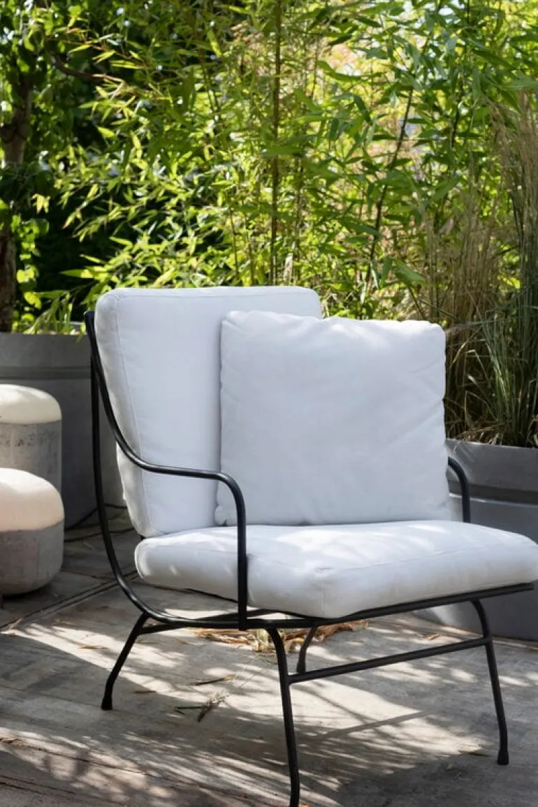 Serax Stresa lounge chair, white - black