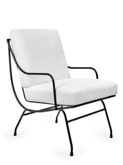 Serax Stresa lounge chair, white - black