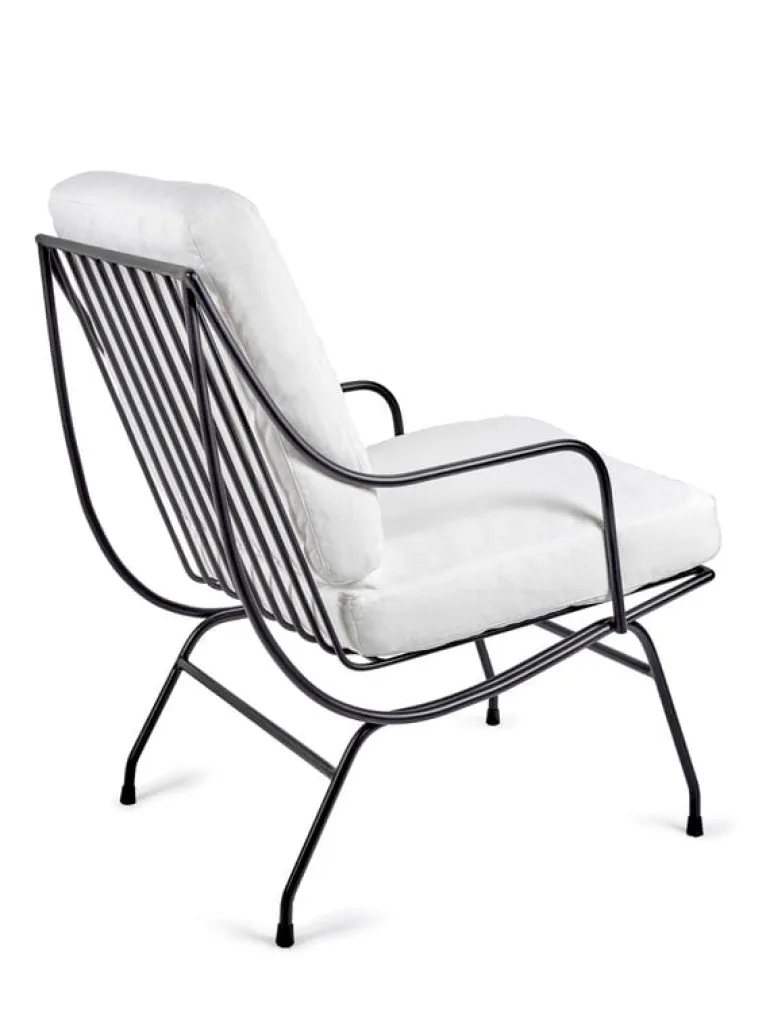 Serax Stresa lounge chair, white - black