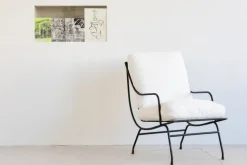 Serax Stresa lounge chair, white - black